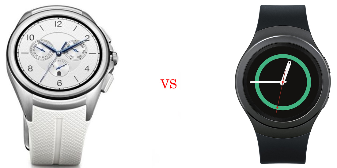 LG Watch Urbane 2 versus Samsung Gear S2 2